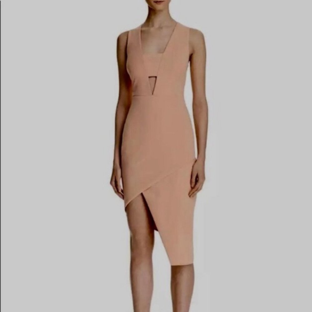 Mustard Seed Salmon Pink/Coral Asymmetrical Dress